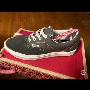 Size 8 womens vans - grey/olive green